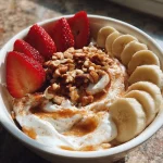 cottage cheese cinnamon swirl bowl