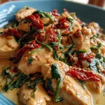creamy tuscan chicken skillet