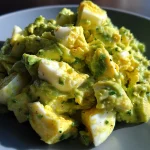 healthy avocado egg salad