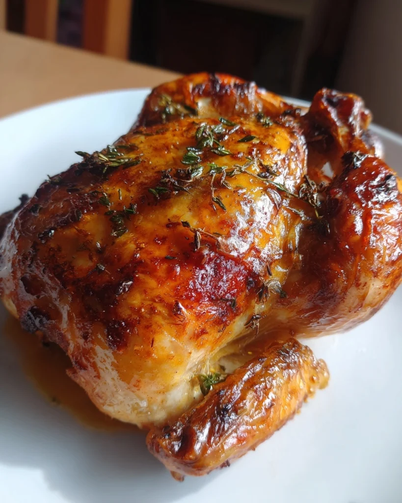 lemon thyme roasted Cornish hen