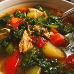 low calorie chicken veggie soup