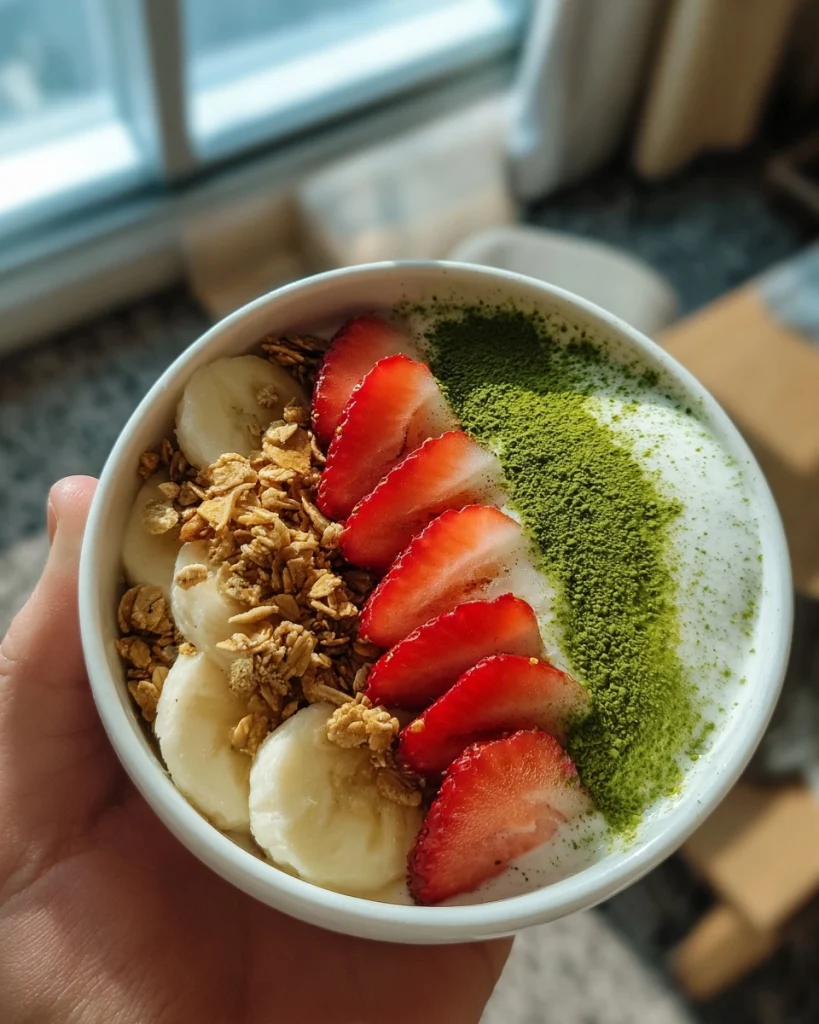 matcha coconut weight-loss bowl