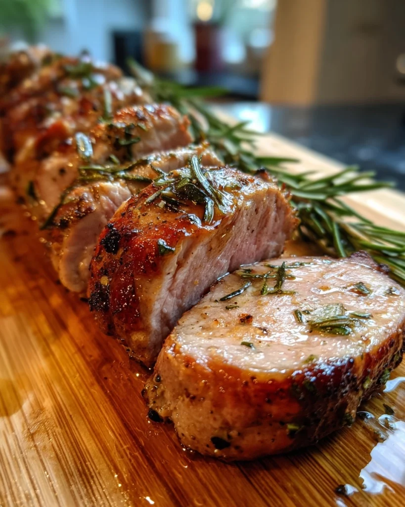 rosemary garlic pork tenderloin