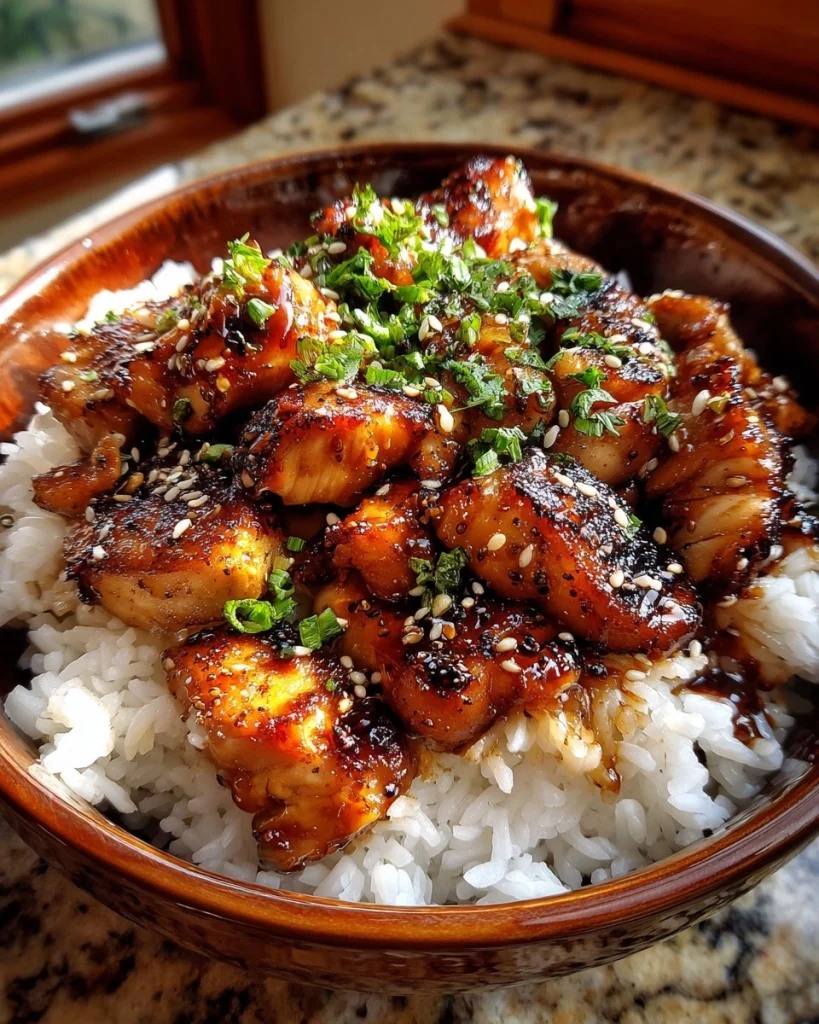 teriyaki chicken bowls