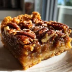 vegan pecan pie bars