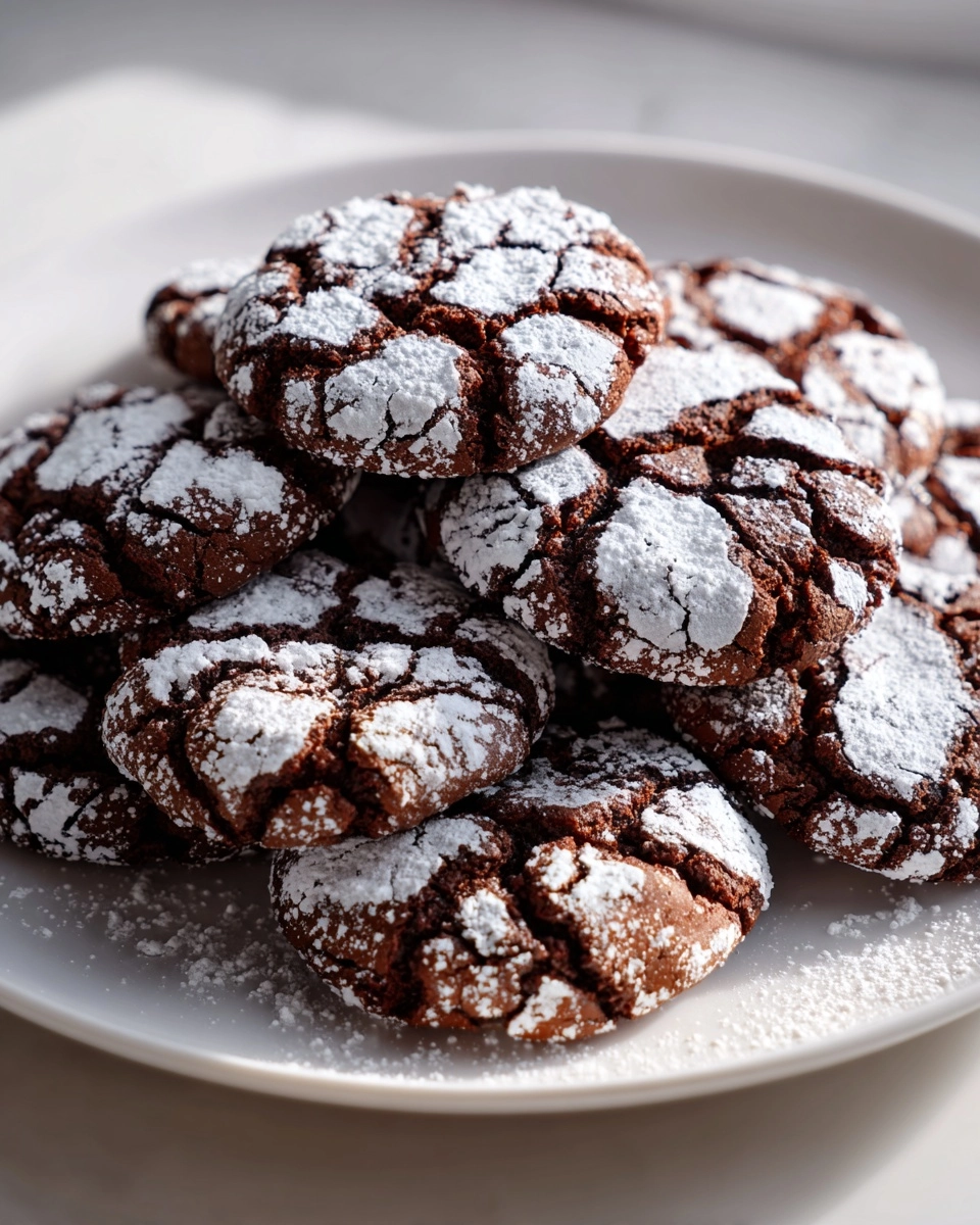 Chocolate Crinkle Cookies