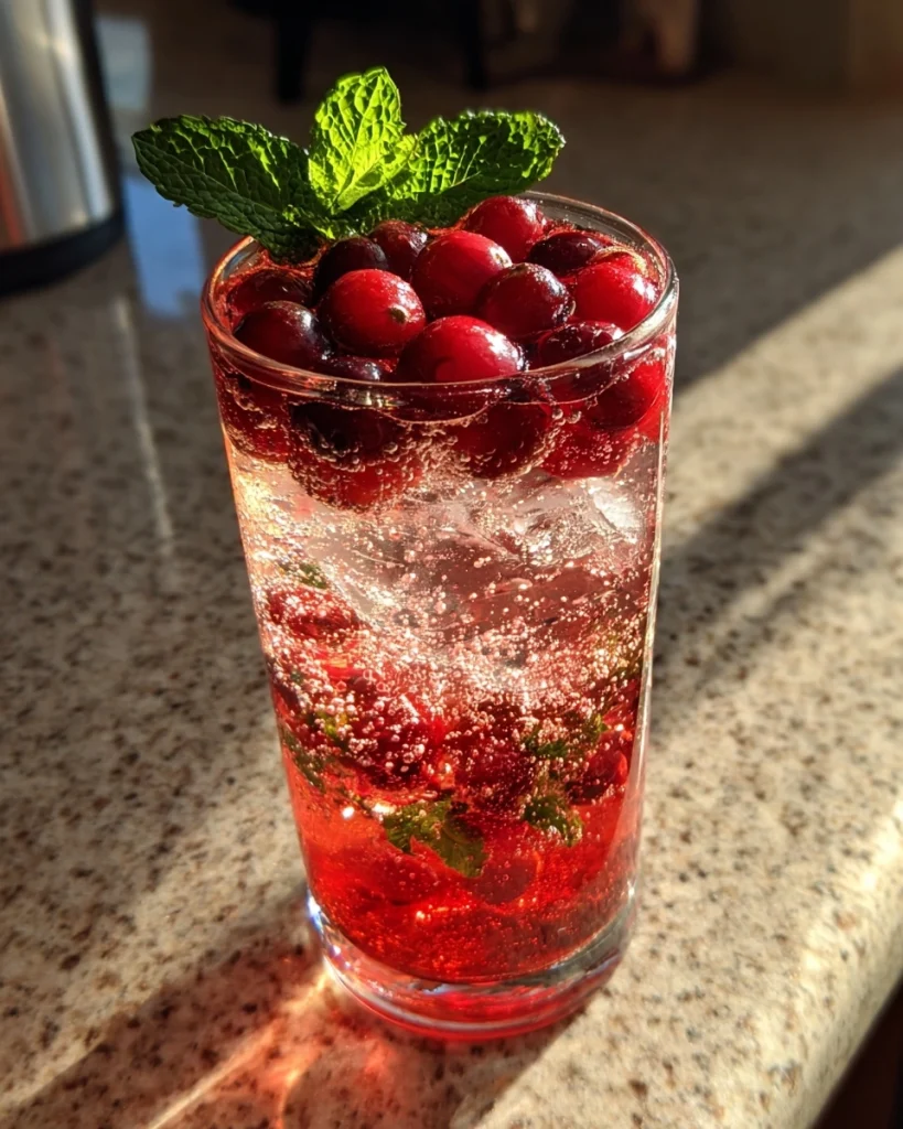 Cranberry Gin Fizz