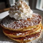 Easy Homemade Fluffy Gingerbread Pancakes Recipe