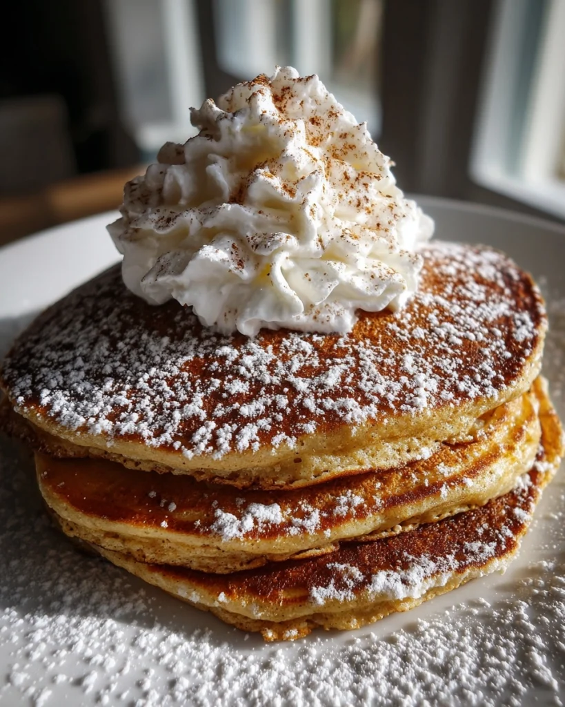 Easy Homemade Fluffy Gingerbread Pancakes Recipe