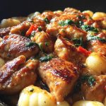 Garlic Chicken Gnocchi Skillet