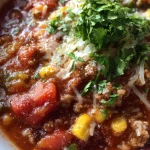Healthy Turkey Chili Meal