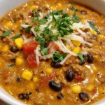 High Protein Creamy Taco Soup