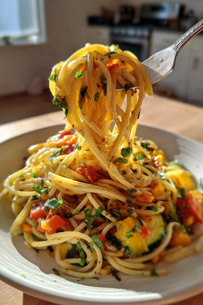 High Protein Lunch Pasta Dish