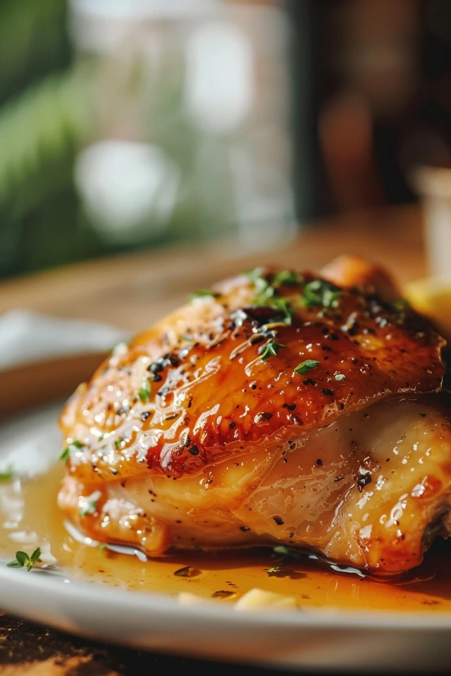 How to Make Chicken Thigh Recipes Boneless Skinless Rest and Garnish