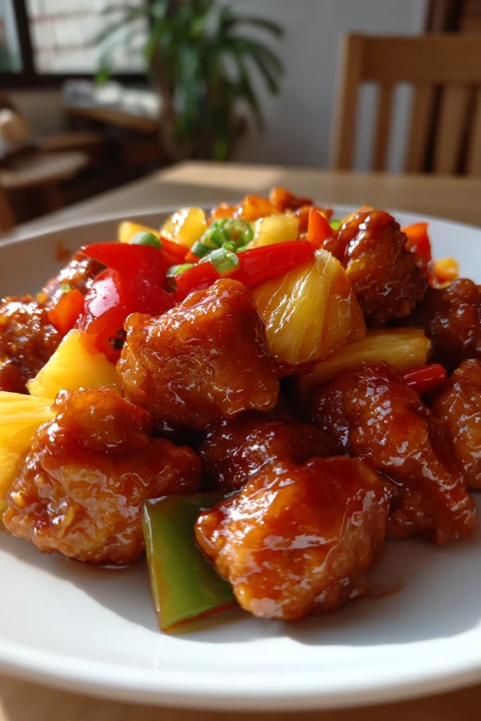 Low Carb Sweet and Sour Chicken