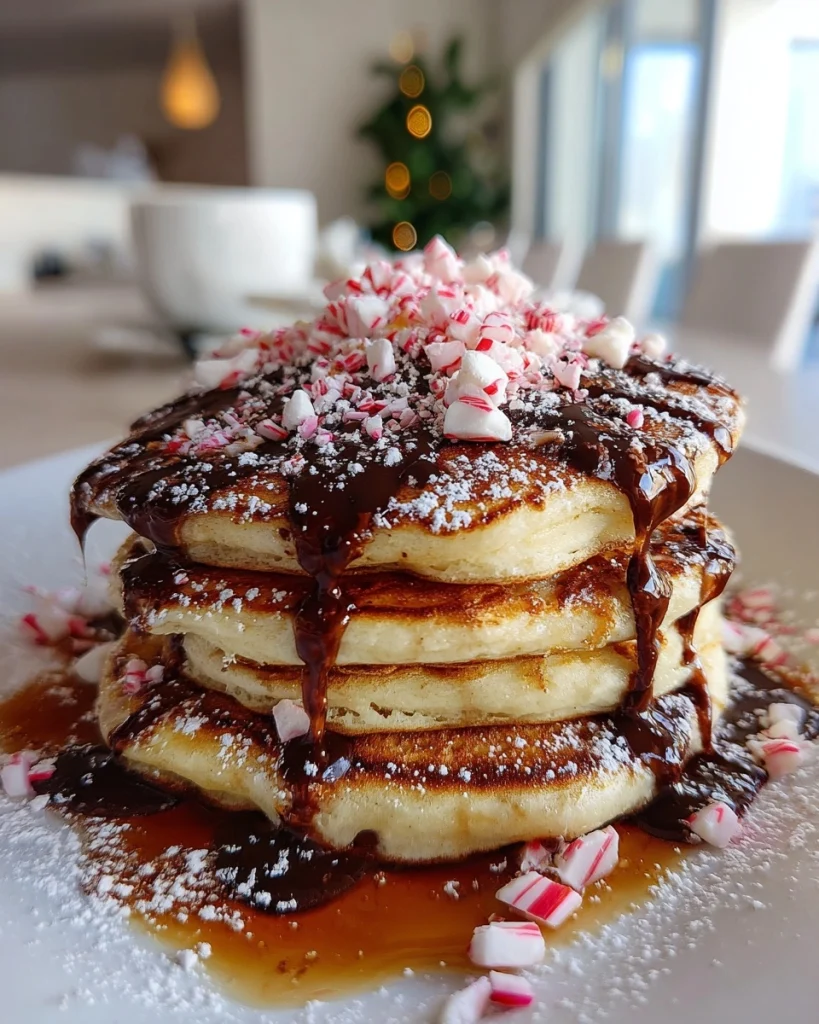 Peppermint Mocha Pancakes