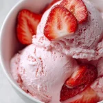 Strawberry Greek Frozen Yogurt