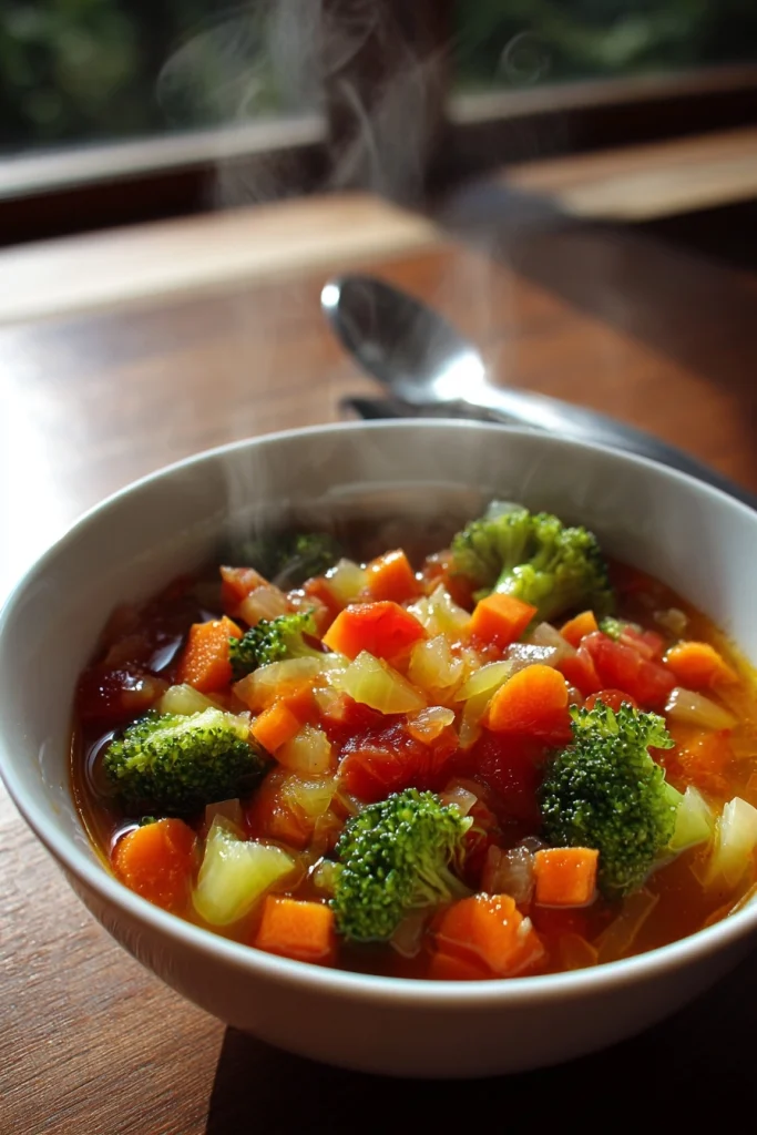 Vegetable Soup For Two