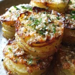 Garlic Parmesan Potato Stacks