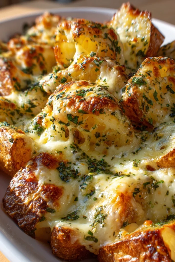 cheesy garlic potatoes