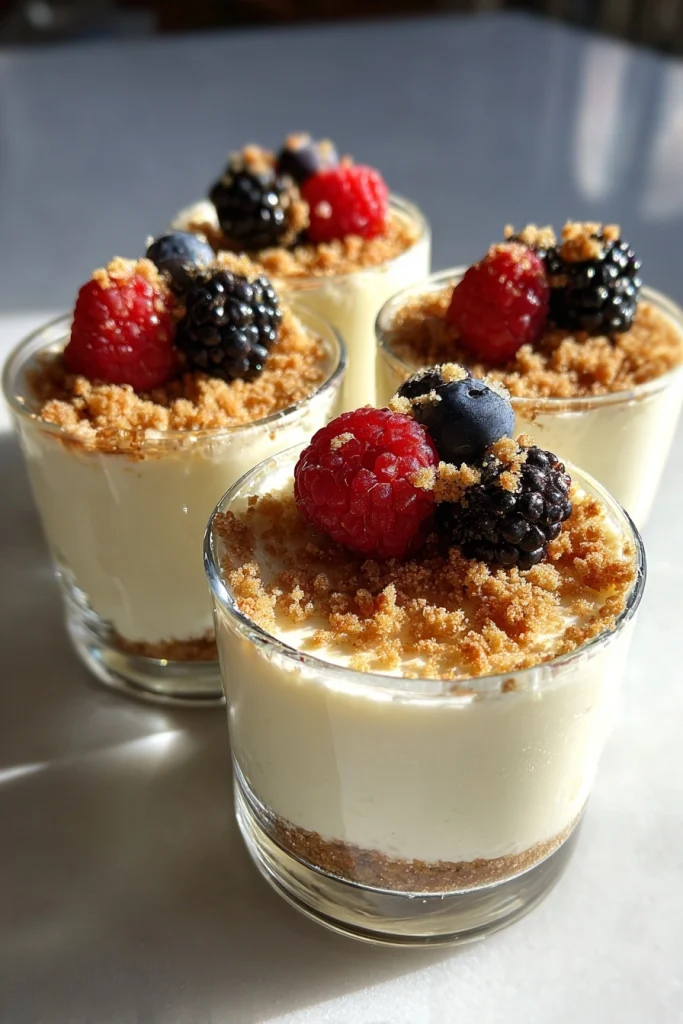 cottage cheese cheesecake cups