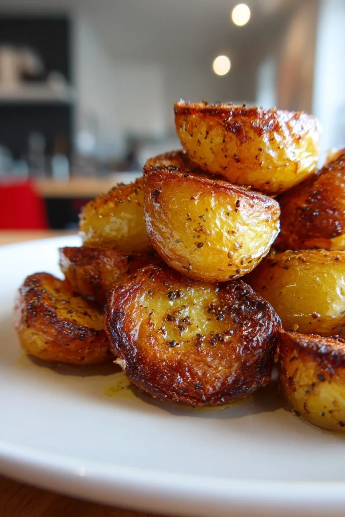 golden roasted potatoes
