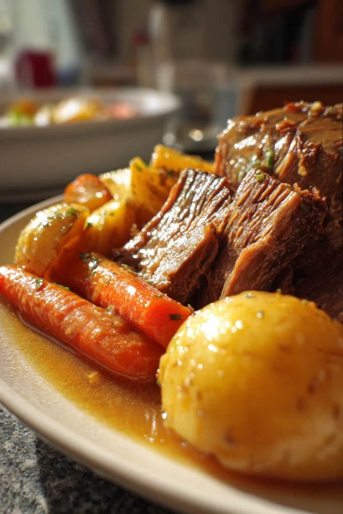 high protein pot roast meal prep