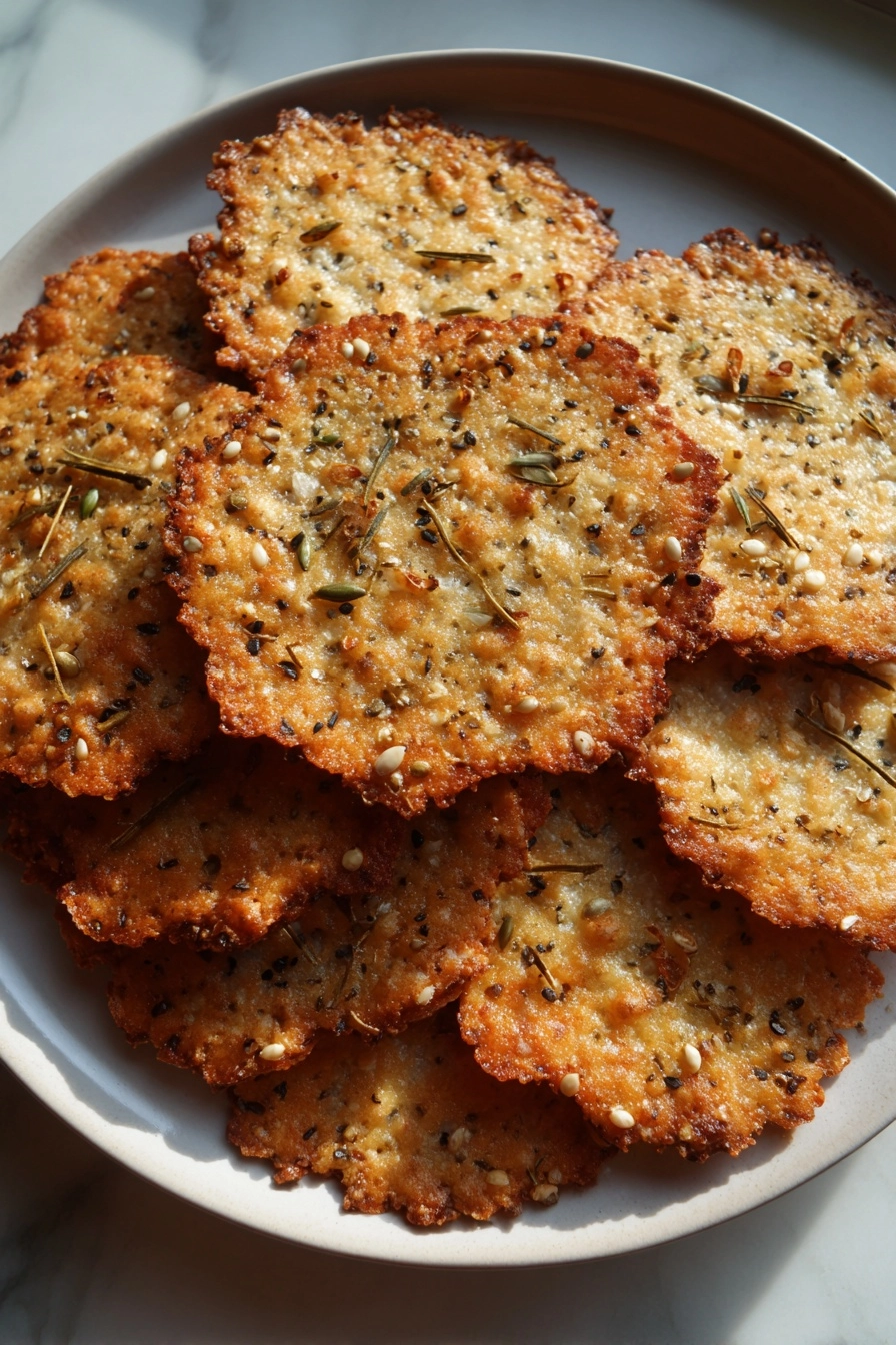 sourdough discard crackers