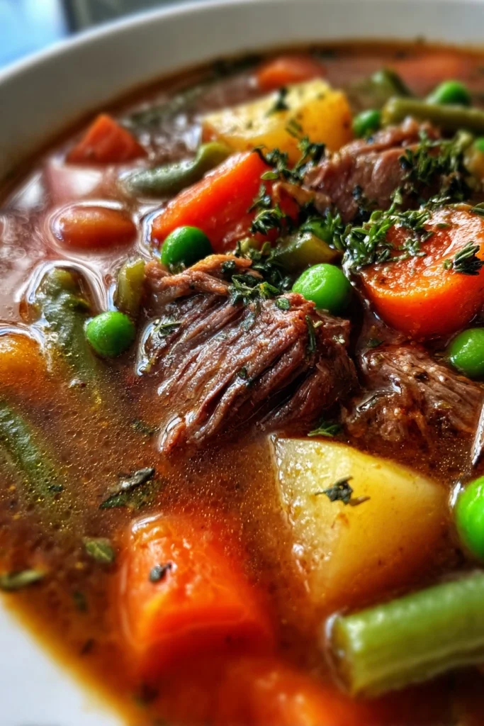 gluten free beef vegetable soup