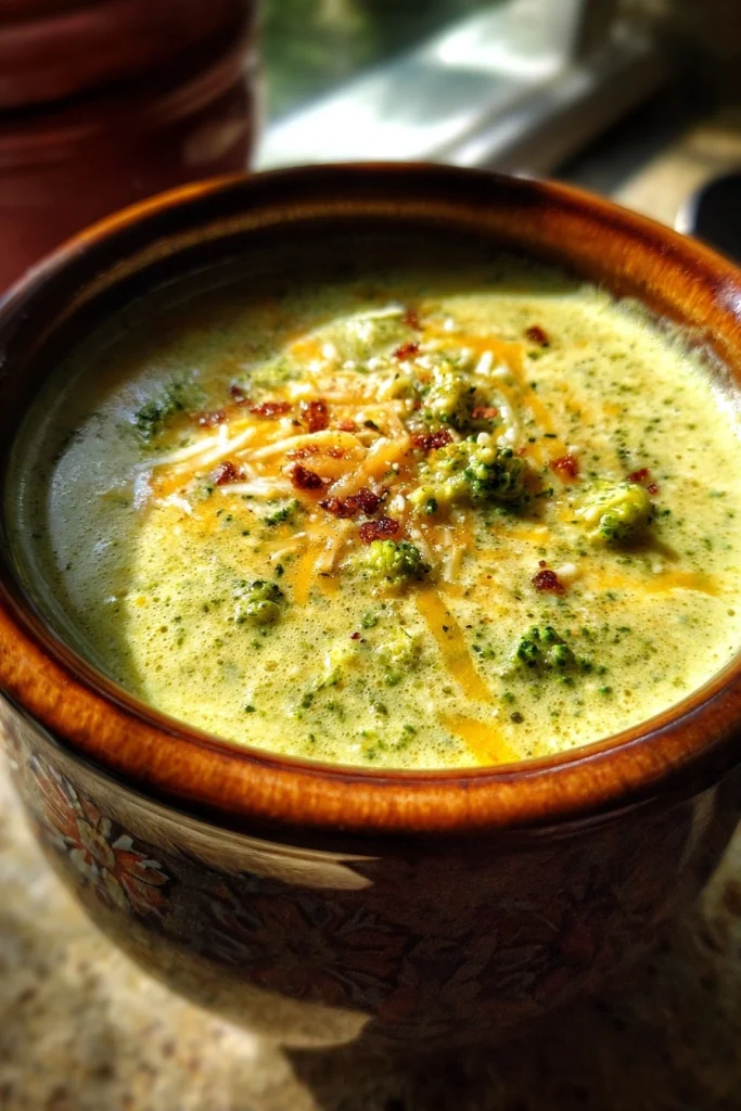 gluten free broccoli cheese soup
