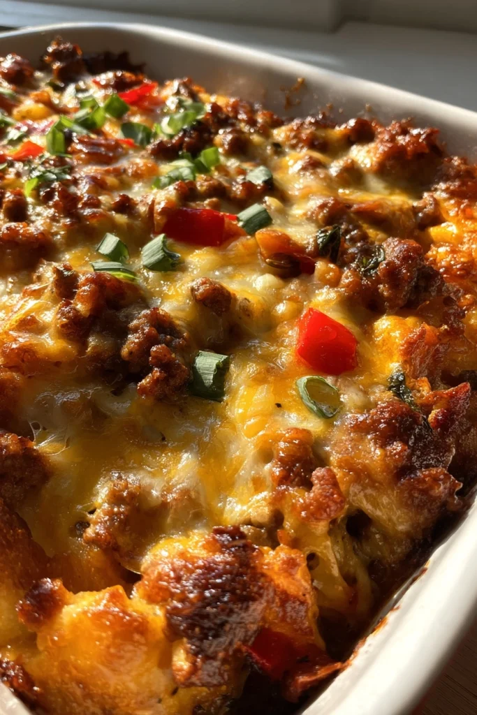gluten free cheeseburger casserole