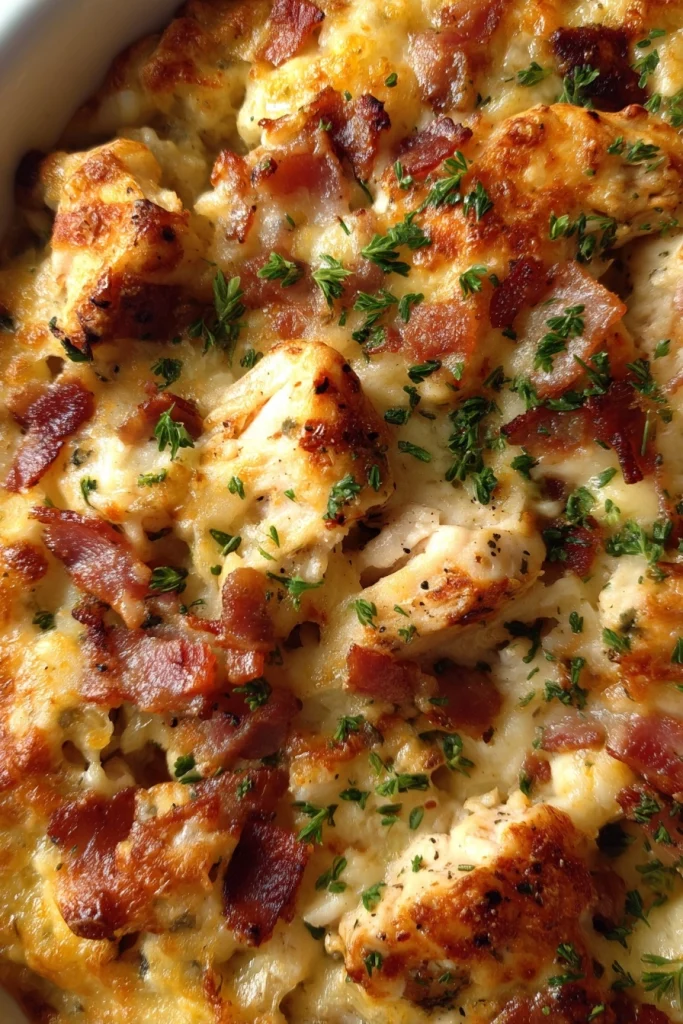 gluten free chicken bacon ranch casserole