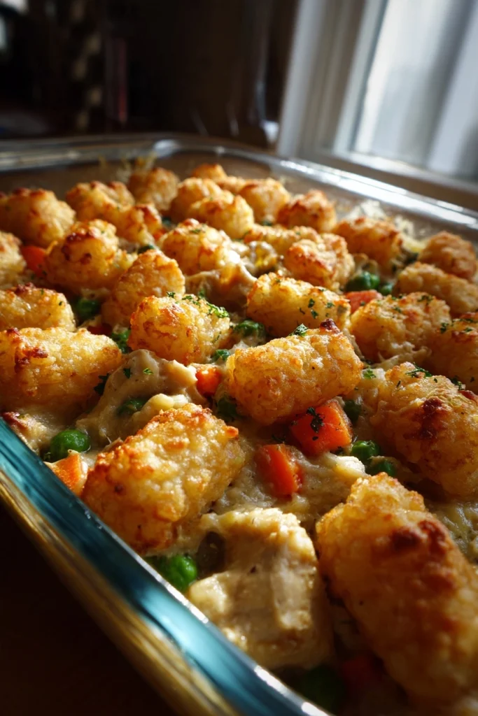 gluten free chicken tater tot casserole