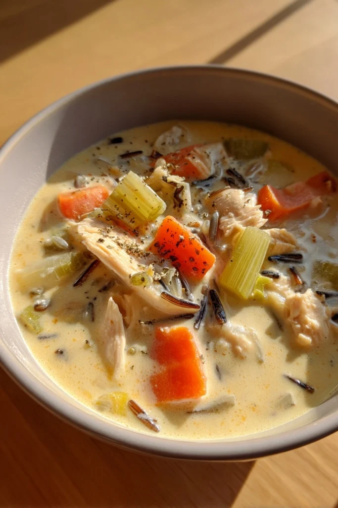 gluten free chicken wild rice soup
