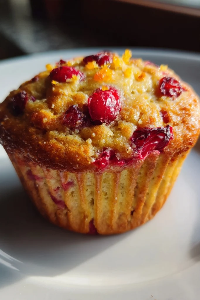 gluten free cranberry orange muffins