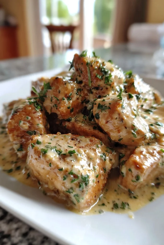 gluten free creamy garlic chicken