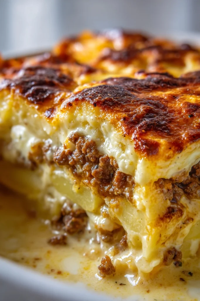 gluten free ground beef and potato casserole