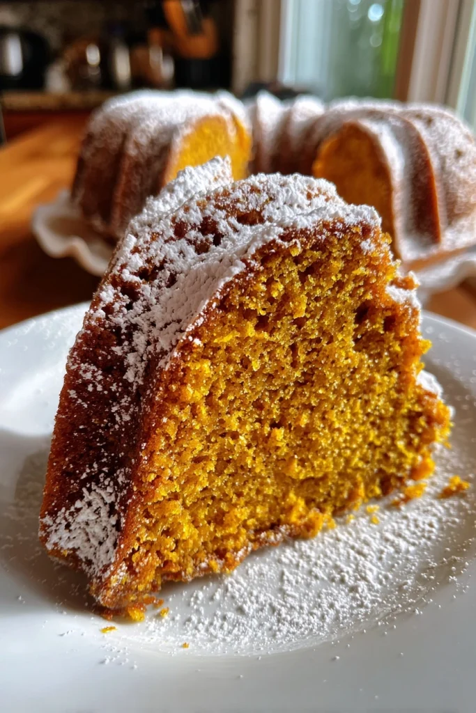 gluten free pumpkin bundt cake