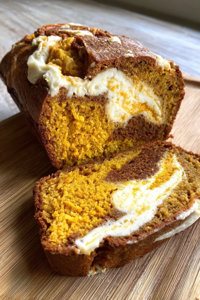 gluten free pumpkin cream cheese bread
