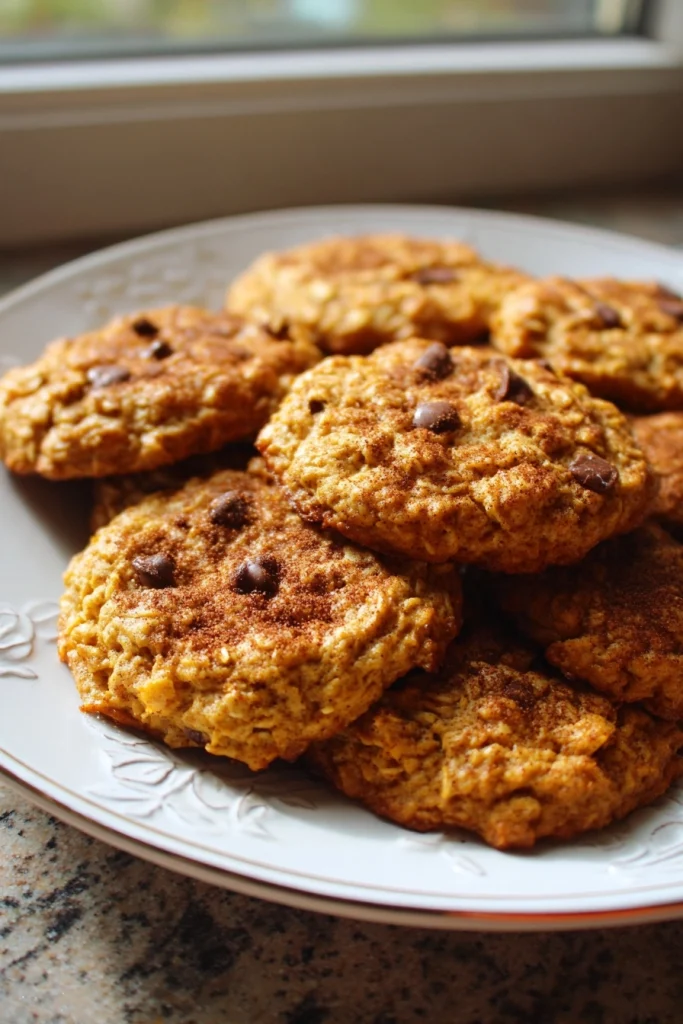 gluten free pumpkin oatmeal cookies