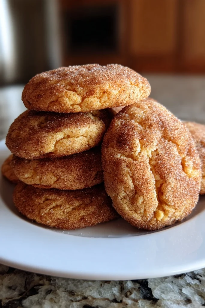 gluten free pumpkin snickerdoodle cookies