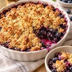 Gluten Free Blueberry Crumble