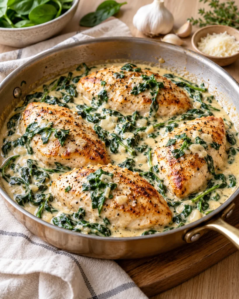 Gluten Free Chicken Florentine