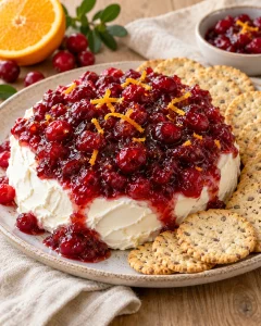Gluten Free Cranberry Cream Cheese Dip You’ll Love!