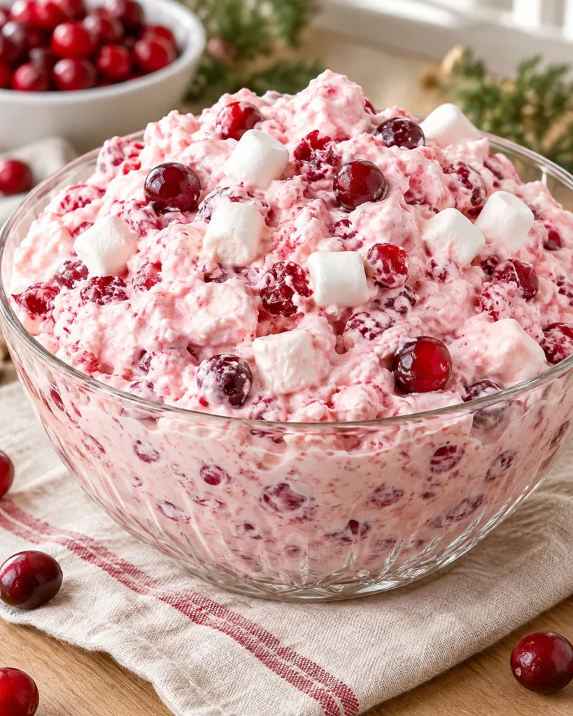 Gluten Free Cranberry Fluff Salad