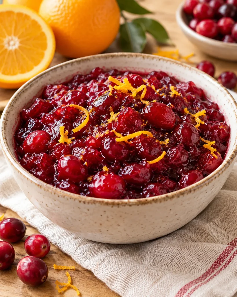 Gluten Free Cranberry Orange Sauce