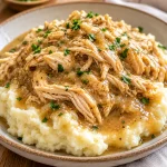 Gluten Free Crockpot Chicken and Gravy