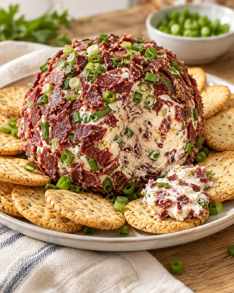 Gluten Free Dried Beef Cheese Ball