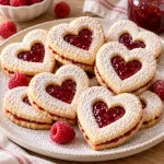 Gluten Free Heart Shaped Jam Sandwich Cookies