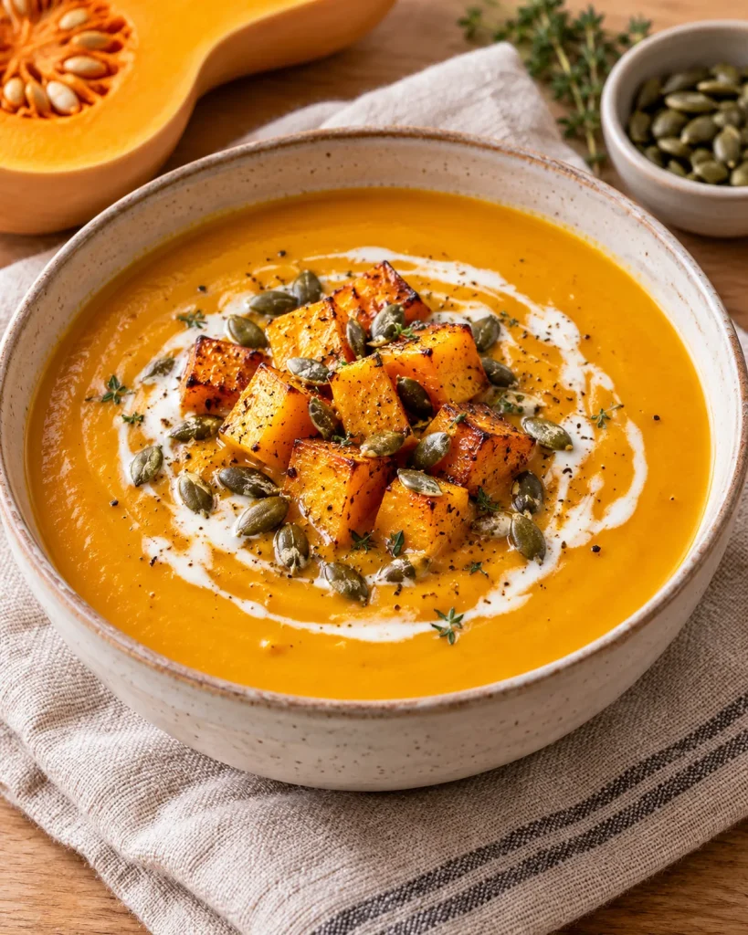 Gluten Free Roasted Butternut Squash Soup